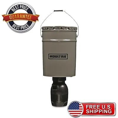 6.5 Gallon Capacity Directional Hanging Deer Feeder Adjustable Dispense Duration • $89.97