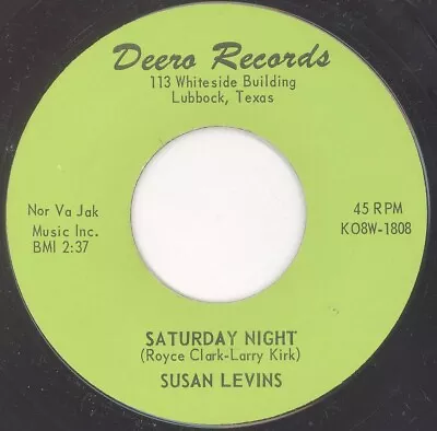 £25 • Buy SUSAN LEVINS “Saturday Night” DEERO