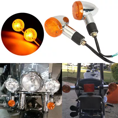 $19.99 • Buy Motorcycle Turn Signal Lights For Suzuki Intruder Volusia VS VL 800 1400 1500 US
