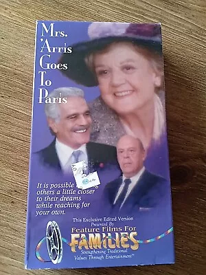 Mrs Arris Goes To Paris VHS Angela Lansbury Diana Rigg Omar Sharif 1992 • $5.89