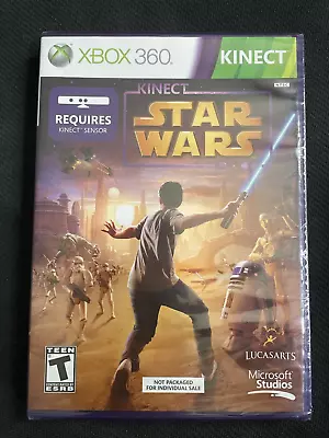Kinect Star Wars (Microsoft Xbox 360 2012) Brand New Factory Sealed • $12.99
