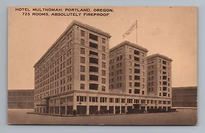 Hotel Multnomah Portland Oregon Postcard • $3.62