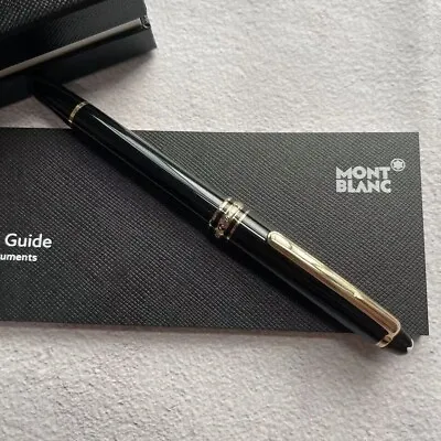 Montblanc Gold Finish Meisterstuck Classique Luxury Rollerball Pen 163P  NEW • $370.41