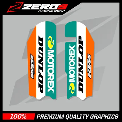 Ktm Sx 85 2006 - 2012 Motocross Mx Graphics Fork Guard Decal Core / Orange • $20.98