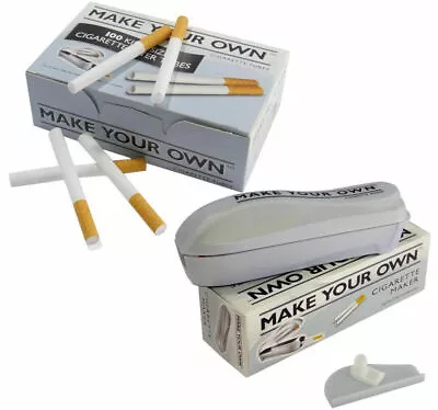 £18.95 • Buy Make Your Own Cigarette King Size Filter Tubes Concept +  Filler Machine Include