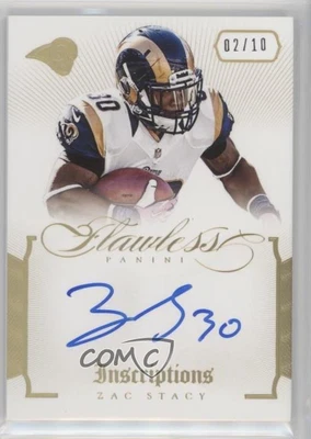 $29.29 • Buy 2014 Panini Flawless Inscriptions Gold /10 Zac Stacy #44 Auto