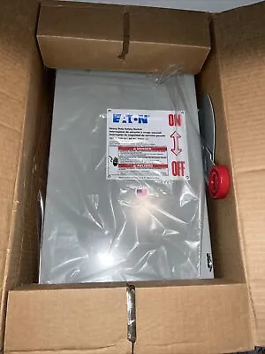 New Eaton Dh363ugk 100a Non-fused Safety Switch 600v 100 Hp 3 Phase Type 1 • $250