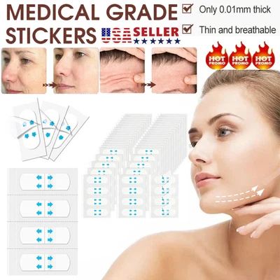 $8.25 • Buy 80PC Instant Invisible Face Neck Eye Lift Face Lift Tapes And Bands V Shape