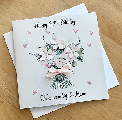 MUM BIRTHDAY CARD PERSONALISED - Nan Sister Daughter 50th 60th 70th 80th Any Age • £4.65