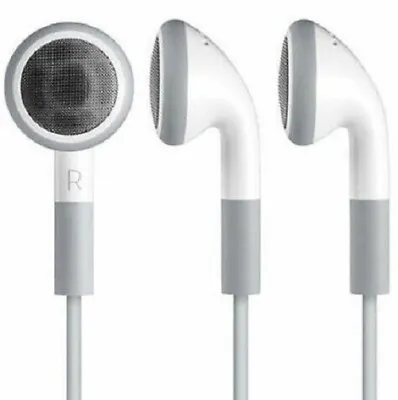 HEADPHONES HANDSFREE EARPHONE WITH MIC For IPHONE 3G 3GS 4 4S 5 5S 6 6S IPAD • £4.65