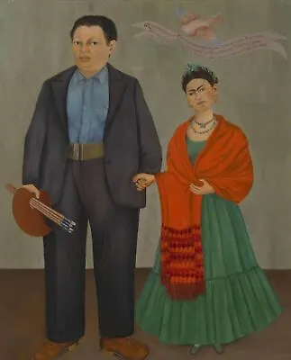 1931 Frieda And Diego Rivera By Frida Kahlo Art Painting Print • $9.99