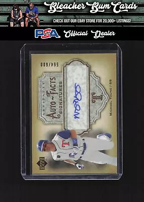 2006 Upper Deck Artifacts AF-MF Michael Young Auto-Facts Signatures /600 • $29.99