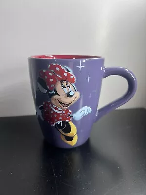 NEW Disney Store 25th Anniversary Purple Minnie Mouse Coffee Tea Mug Cup  • $12