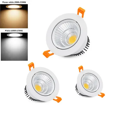 Dimmable LED Downlight COB Recessed Ceiling Light Spotlights Indoor 7W 12W 20W • $159.98
