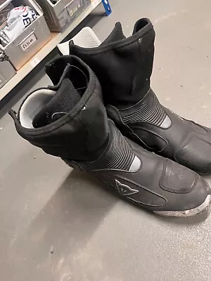 Dainese Axial D1 Air Black Motorcycle Motorbike Sports Bike Race Boots • £100