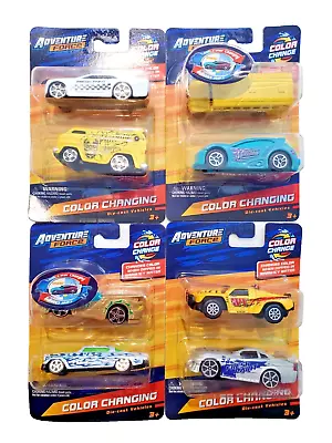 Adventure Force 4-Pk Color Changing Diecast Assorted Vehicles 2ct-Set 8 Total • $16.99