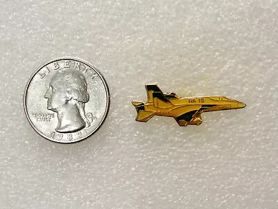 MILITARY Combat AIRCRAFT Hat Pin McDONNELL DOUGLAS F/A-18  Hornet  U.S. NAVY • $4.99