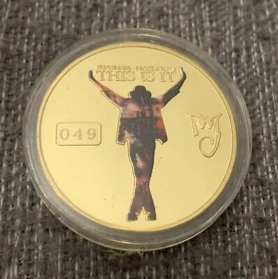 Michael Jackson This Is It #49 Commemorative 24k Collectible Coin • $50.99