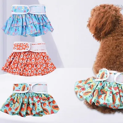 £8.99 • Buy Dog Menstrual Nappy Pants Reusable Heat Incontinence Menstrual Sanitary Diaper
