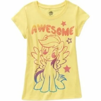 My Little Pony - Girls Glitter T-Shirt - Rainbow Dash - Sizes XSS & L - New • $12.95