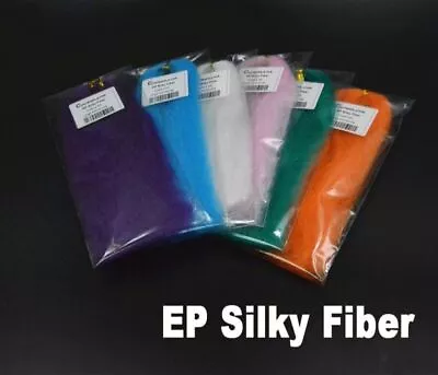 16 Colors EP Silky Fiber Durable Fly Tying Materials Soft Fiber Streamers Tying • $11.11