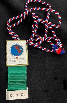 1979 Puerto RicoIOC Executive CIO- CNO Olympic Session Badge EXCELLENT CONDITION • $219