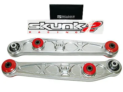 Skunk2 Alpha Rear Lower Control Arms LCA For EF EG Civic CRX DC2 Integra (Silver • $188.88