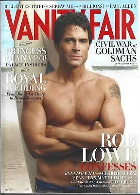 Vanity Fair Magazine May 2011 (vf) Rob Lowe $3.95 Flat Rate Shipping In Store • $7.89