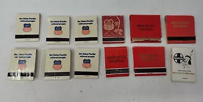 Vintage Lot Of 11 Union Pacific Railroad Matchbooks Matches Some New!  • $23.99