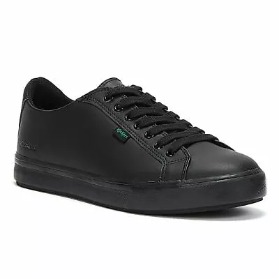 Very Trendy Women's Shoes Kicker Black Leather Tovni Lacer Trainers • $47.92