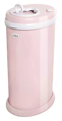 Steel Odor Locking Diaper Pail No Bag Req. Money Saving Modern Blush Pink • $94.97