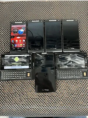 Lot Of (7) Motorola Moto Mixed Droid Razr M / 2 Ii (verizon) For Repair | Y42 • $9.99