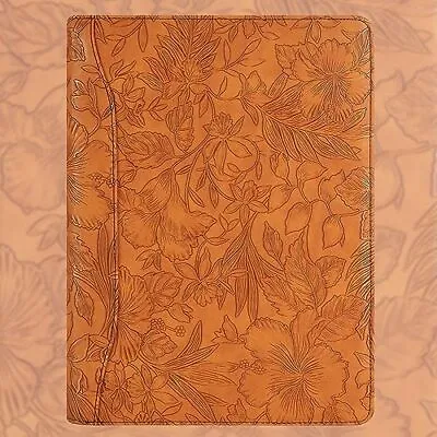  Patterned Leather Portfolio10.5×14 Inch Padfolio With 3 Ring Brown • $72.91