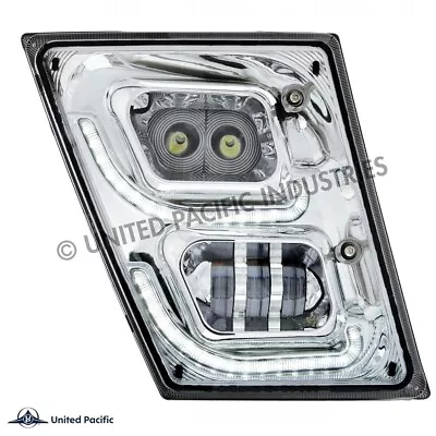 United Pacific Chrome High Power LED Fog Light 2013-2017 Volvo VN/VNL - RH 32595 • $109.56