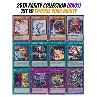 Yugioh RA01 25th Anniversary Rarity Collection 1st Edition NM Pick From List • $5