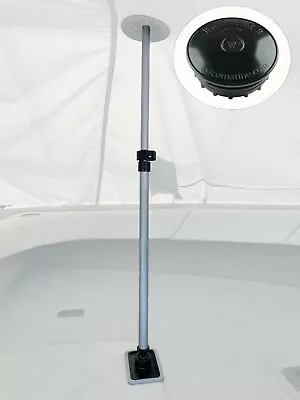 Vico Marine 59  Support Pole + Boat Vent 3 + Pole Base (Extends 34  To 59  Max) • $33.88