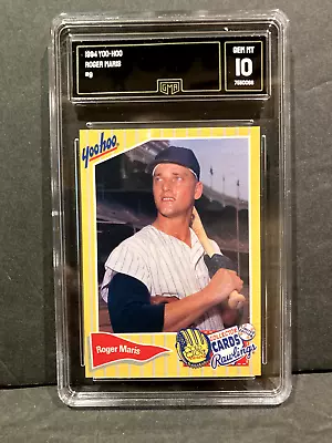 1994 YooHoo Gold Glove Roger Maris New York Yankees #9 RARE! GMA 10 Gem Mint • $110