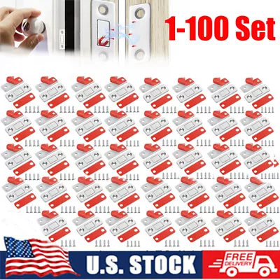 Ultra-thin Invisible Punch-Free Strong Magnetic Door Cabinet Closer Stoppers LOT • $5.45