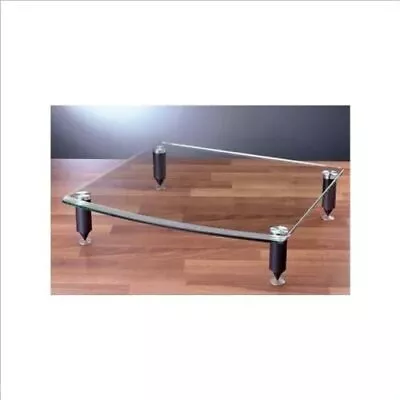 4  Silver Poles  1 Glass Shelf Amp Stand • $165.92