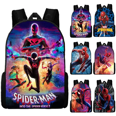 Spiderman Character Backpack Kids Child Rucksack School Shoulder Bag Rucksack • £16.72