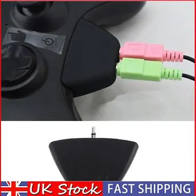 3.5mm Jack Micphone Earphone To 2.5mm Audio Adapter For Xbox 360 (Black) UK • £5.09