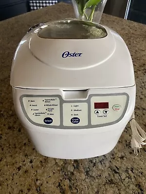 Oster 5838 ExpressBake Bread Maker 2lb Loaf Complete W/ Pan + Paddle. • $42