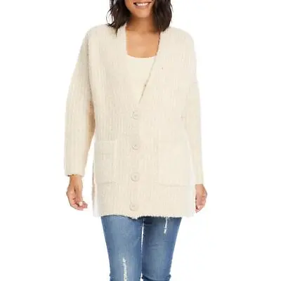 $14.99 • Buy Karen Kane Womens Grandpa Wool Blend Cozy Cardigan Sweater Jacket BHFO 1647