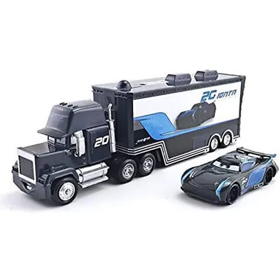 2PCS Disney Pixar Cars 3 NO.20 Jackson Storm & Truck Toys Car 1:55 Diecast Gifts • $16.55