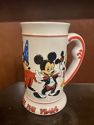Disney Mickey Mouse Mickey Through The Years Beer Stein Tankard Mug Collectible • $19.89