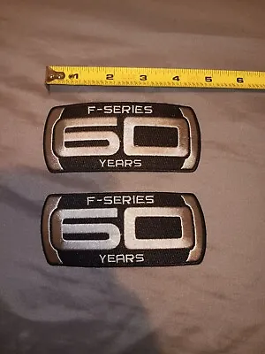 Ford F-Series 60 Years Embroidered Patch Iron Sew Logo Floor Mats Jacket NEW • $14.99
