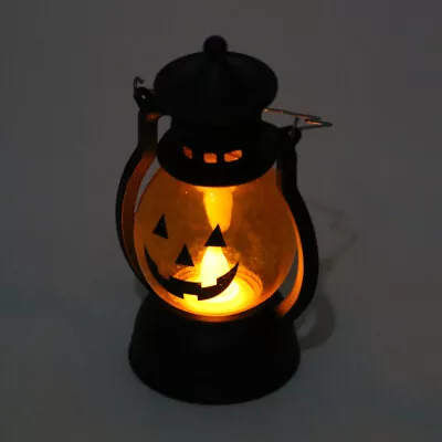 1:6TH Scale Dolls House Miniature Halloween Portable Pumpkin Oil Lamps Accessory • £8.75