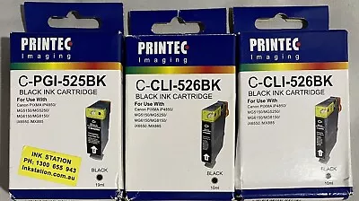 C- PGI-525BK (Black Ink Cartridges) Compatible With Canon PIXMA Ip 4850 • $12