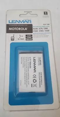 Lenmar CLMV60 Motorola Cell Phone Battery 3.7V New In Package  • $6.50