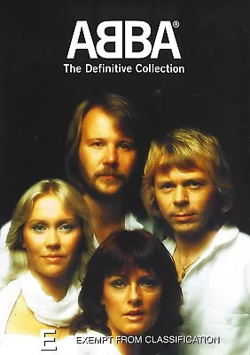 65D A NEW SEALED ABBA THE DEFINITIVE COLLECTION DVD Region 4 • $38.80